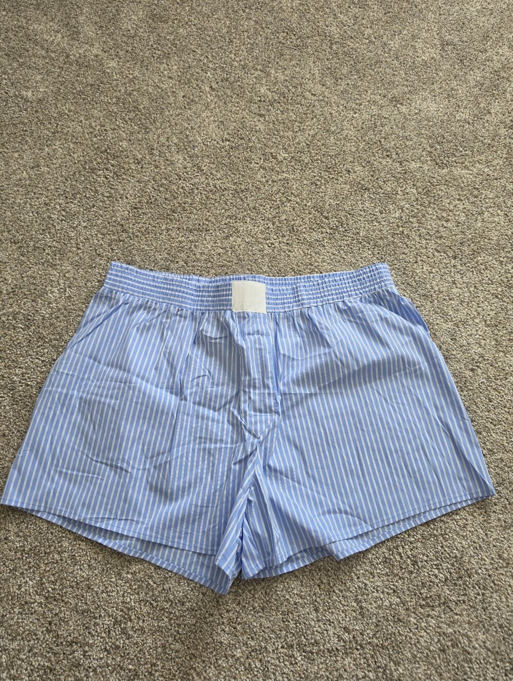 Lioness Light Blue & White Stripe Boxer Shorts